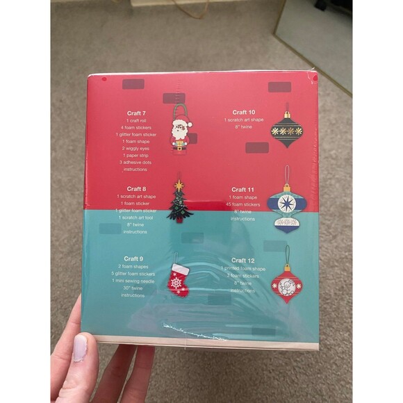 Mondo Llama 12 Days of Crafting Kids Christmas Holiday Ornaments DIY Art Set NIB - Picture 3 of 7